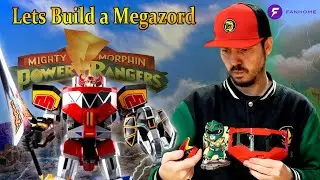 Build a Megazord 001 Half a Head and half a Shield #FANHOME #MMPR