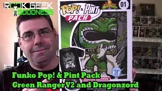 Green Ranger V2 and Dragonzord Funko Pop! & Pint Pack