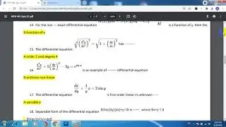 MTH401 Quiz # 1 Solution 2021 || 100% Correct Solution with File