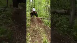 On our way to pickup our helmets 🙈⛑️ #whoops #atv #outforarip #forest #polaris #sportsman