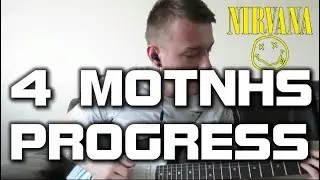 4 MONTHS GUITAR PROGRESS
