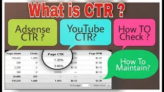 What Is CTR In Youtube | How To Decrease CTR of Google Adsense | Full Explained| Junaid Tech Media😲