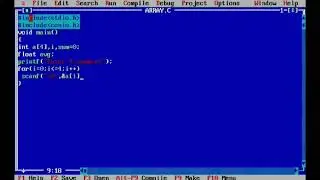 One dimensional array in C language