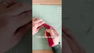 DIY teapot stamp from an eraser 