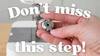 Winding a bobbin on the Juki TL-2010Q