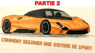 comment dessiner une voiture de SPORT /partie 2