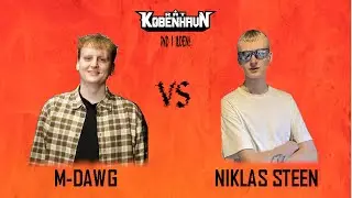 M-Dawg vs. Niklas Steen | RåtKøbenhavn Rap Battle