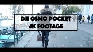 DJI OSMO POCKET 4K FOOTAGE 1st TEST