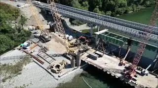 Dr Fine bridge progress Aug 21st 2024