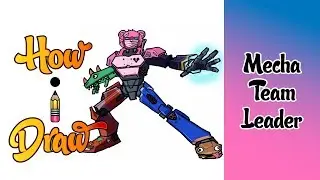 How I Draw Mecha Team Leader from Fortnite