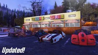*UPDATED* Fallout 76 Camp Build | Waffle House