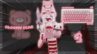 PLAYING MM2 AS GLOOMY BEAR *Keyboard ASMR*