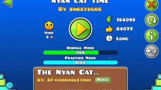Nyan cat 1.9! (Geometry Dash 2.0)Nyan Cat Time by Sweetdude