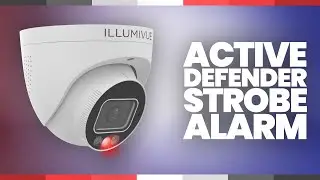 Illumivue Features - Red and Blue Strobe Alarm Light Camera