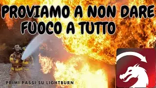 lightburn laser setup iniziale