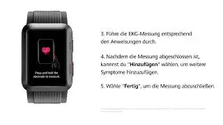 HUAWEI WATCH D - EKG-Messung durchführen
