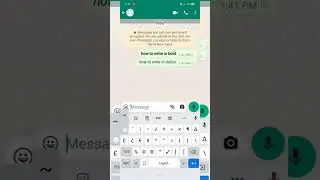#Whatsapp – How to write in Bold, Italics, Strike through #bold  #italics #strike