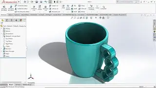 Design a Coffee Mug Utilizing solidworks