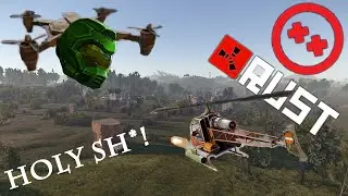 Epic 4-way Ground and Air Battle - Rust Drone View