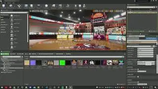 Sport virtual production studio in Unreal Engine   Data Example