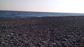 Абхазия, дикие пляжи в районе Гагры.