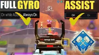 NO AIM ASSIST + FULL GYRO AIMBOT!!!😱Apex Legends Mobile 5 Finger Gyro