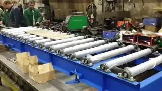 Конвейер роликовый приводной КРП