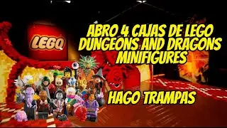 LEGO DUNGEONS & DRAGONS Minifigures - ABRO 4 CAJAS MISTERIOSAS, PERO NO MUCHO