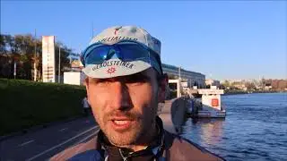 Байкер vs cобака.