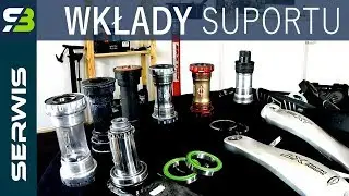 Rodzaje wkładów suportu: na kwadrat, Octalink, BSA / MegaExo, Pressfit, BB30 / PF30
