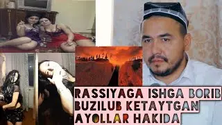 Shukrulloh domla bazibir rossiyada buzilip ketaytgan qushtirnak ichidagi ayyollar