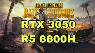 CHƠI GAME PUBG PC VỚI RTX 3050 LAPTOP || R5 6600H + RTX 3050 4GB