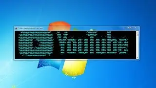 Как создать рисунок из символов ASCII в командной строке