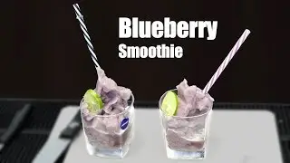 Make Blueberry Smoothie from Scratch