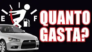 Quantos KM/L? Bebe mais que opala? 😱🙆🏻‍♂️ Consumo real Lancer GT!!