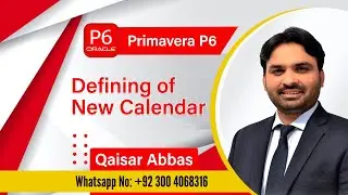 How to create new calendar in Primavera P6