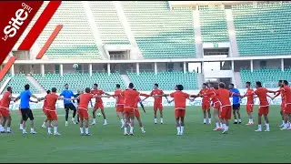 معنويات مرتفعة في تدريبات  المنتخب المغربي تحسبا لمباراة ليسوتو