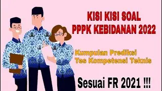 SOAL KOMPETENSI TEKNIK PPPK KEBIDANAN 99,99% SESUAI FR