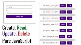 Day 60: Best Javascript Projects For Beginners! Crud App| 60-Day Coding Challenge! 🔄💻🚀