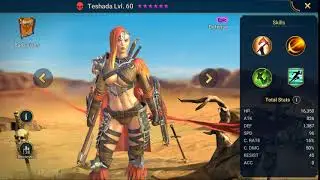 Raid Shadow Legends Hero Showcase Teshada lv 60