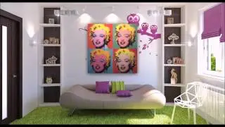 DECORACIÓN POP ART - Diseño de Interiores 💫