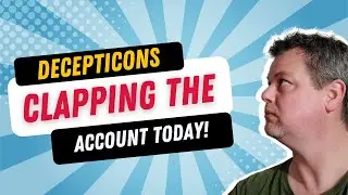 Decepticons clapping the account today!