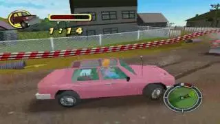 Обзор на игру The Simpsons Hit & Run Donut mod