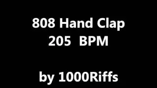 808 Hand Clap : 205 BPM - Beats Per Minute