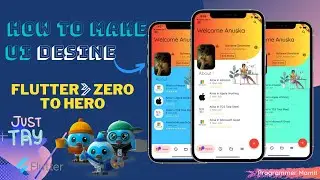 Flutter UI Building hindi | Profile UI Desine Flutter | Flutter UI Design Series | Episode 1 |