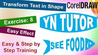 How to Transform Text into Any Shape in CorelDRAW – Beginner Tutorial