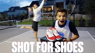 MAKE A SHOT FOR A FREE PAIR OF SHOES | CLUTCH PRESSURE FREE THROW SHOT FOR A NEW PAIR OF JORDANS