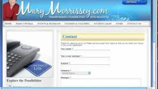 Usability Review- Mary Morrissey - Great use of 