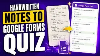 Handwritten Image Text Parsing: Generate Quiz Questions with GPT