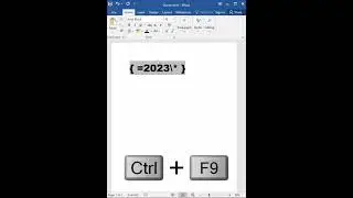 How to convert number into text in MS word?